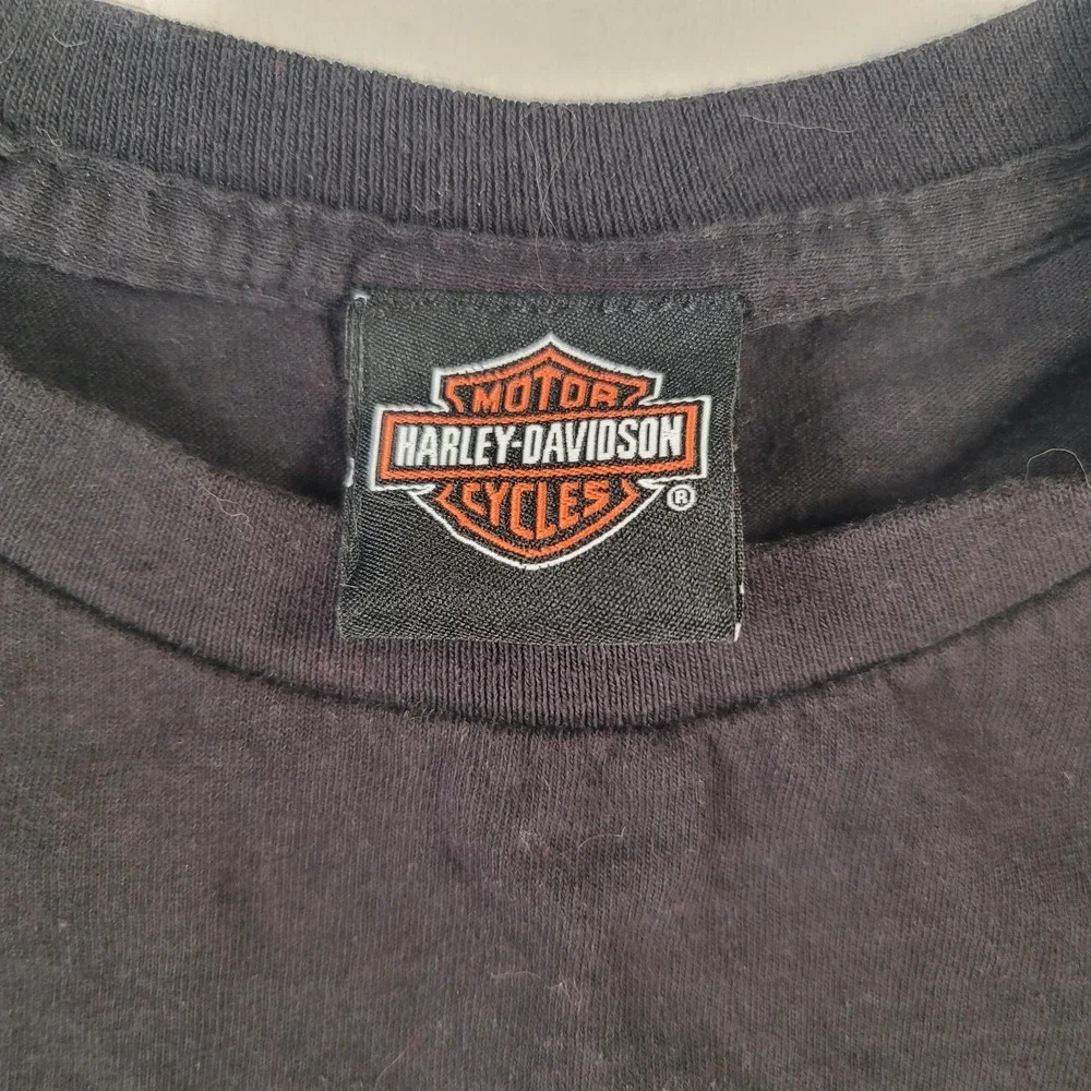 Harley‎ Davidson Richmond VA Eagle Graphic T Shirt Black Biker Motorcycle USA M?